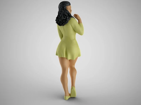 Mysterious Woman 3D Print Model