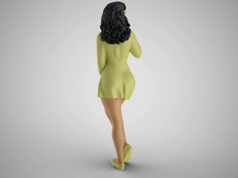 Mysterious Woman 3D Print Model