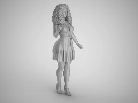 Captive Beauty 2 3D Print Model