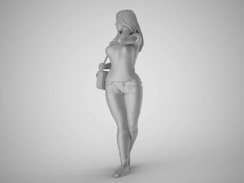 Modern Woman of New City 3 3D Print Model
