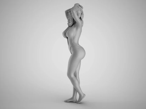 Unchained Woman 8 3D Print Model