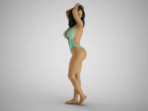 Unchained Woman 8 3D Print Model