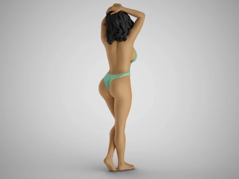 Unchained Woman 8 3D Print Model