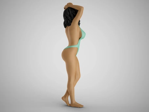 Unchained Woman 8 3D Print Model