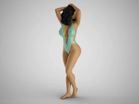Unchained Woman 8 3D Print Model