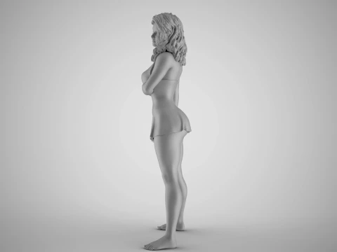 Unchained Woman 7 3D Print Model