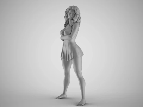 Unchained Woman 7 3D Print Model