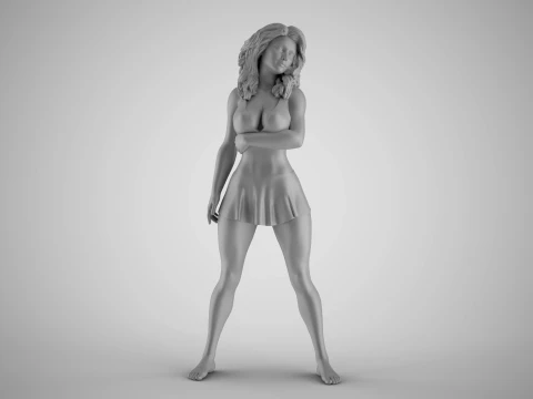 Unchained Woman 7 3D Print Model