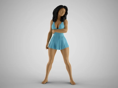 Unchained Woman 7 3D Print Model