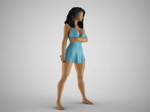 Unchained Woman 7 3D Print Model