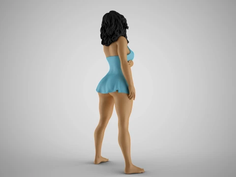 Unchained Woman 7 3D Print Model