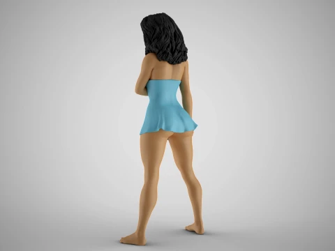 Unchained Woman 7 3D Print Model