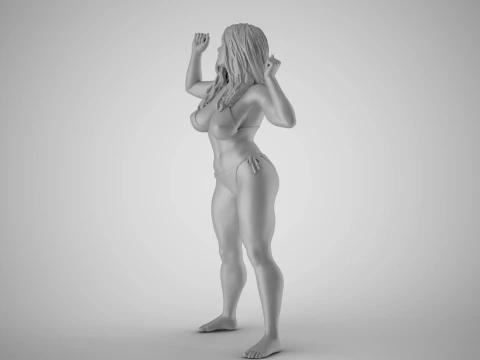 Unchained Woman 5 3D Print Model