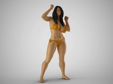Unchained Woman 5 3D Print Model