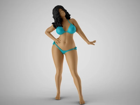 Girl Peace of Mind Model do druku 3D
