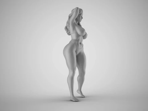 Unchained Woman 9 3D Print Model