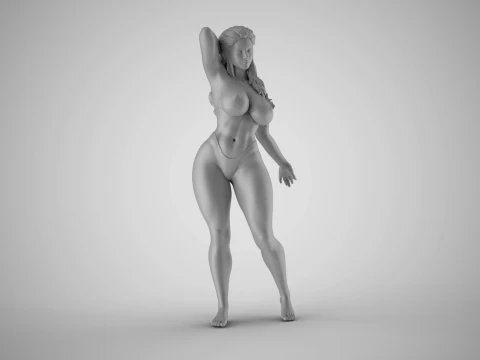 Unchained Woman 9 3D Print Model