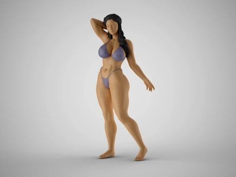 Unchained Woman 9 3D Print Model