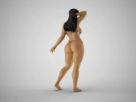 Unchained Woman 9 3D Print Model