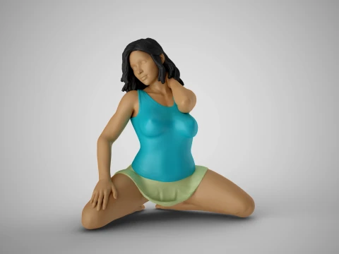 Unchained Woman 6 Model do druku 3D