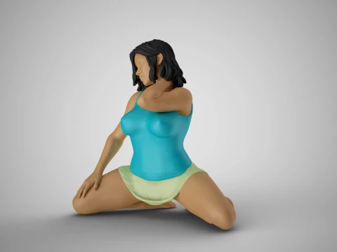 Unchained Woman 6 3D Print Model