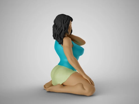 Unchained Woman 6 3D Print Model