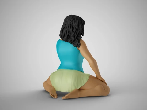 Unchained Woman 6 3D Print Model