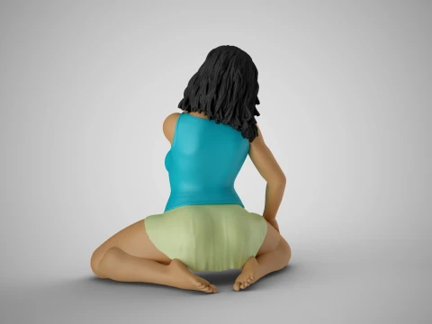 Unchained Woman 6 3D Print Model