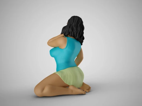 Unchained Woman 6 3D Print Model