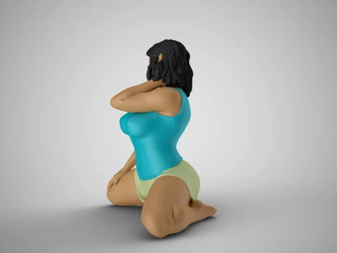 Unchained Woman 6 3D Print Model