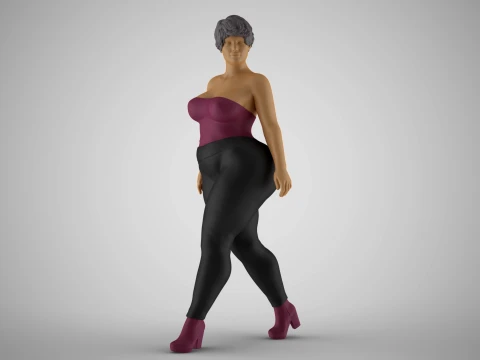 Sumptuous Woman Model do druku 3D