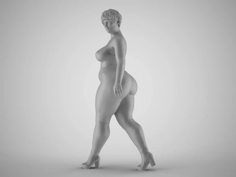 Sumptuous Woman 3D Print Model
