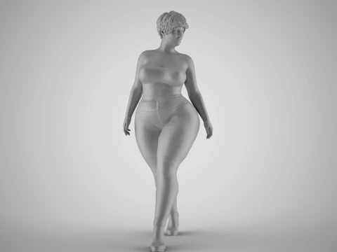 Sumptuous Woman 3D Print Model