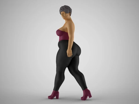 Sumptuous Woman 3D Print Model