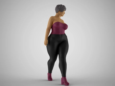 Sumptuous Woman 3D Print Model