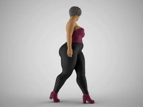 Sumptuous Woman 3D Print Model