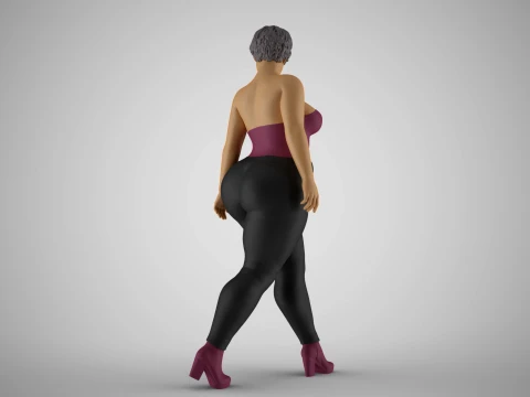 Sumptuous Woman 3D Print Model
