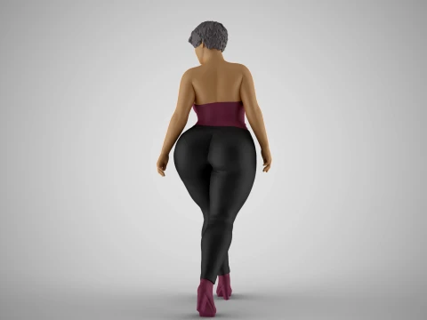 Sumptuous Woman 3D Print Model