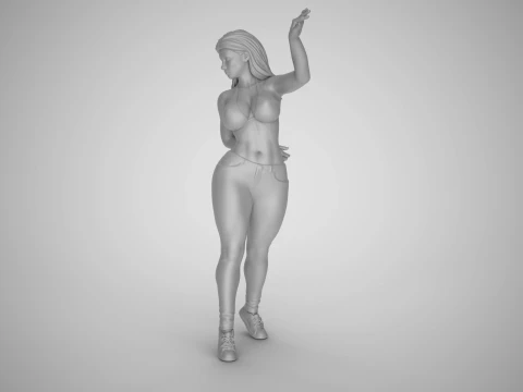 Unchained Woman 4 3D Print Model