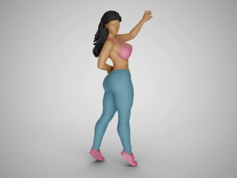 Unchained Woman 4 3D Print Model