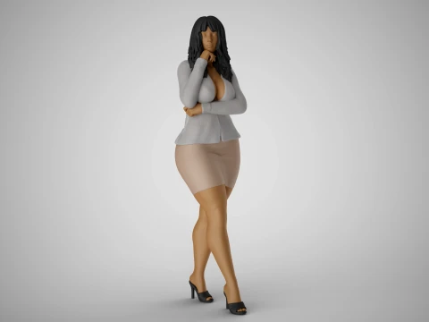 Gefangene Sch&ouml;nheit 3D Druckmodell
