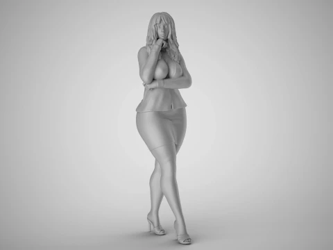 Captive Beauty 3D Print Model
