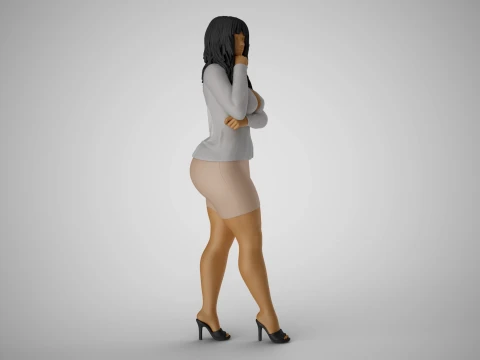 Captive Beauty 3D Print Model