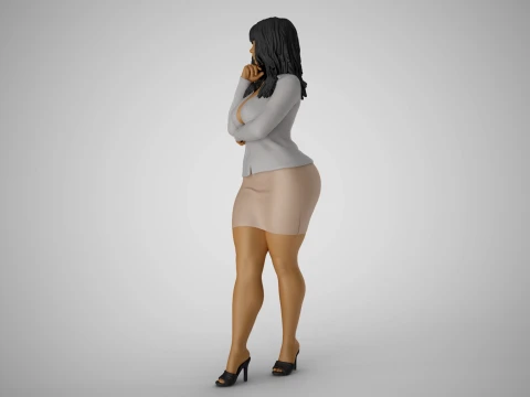 Captive Beauty 3D Print Model