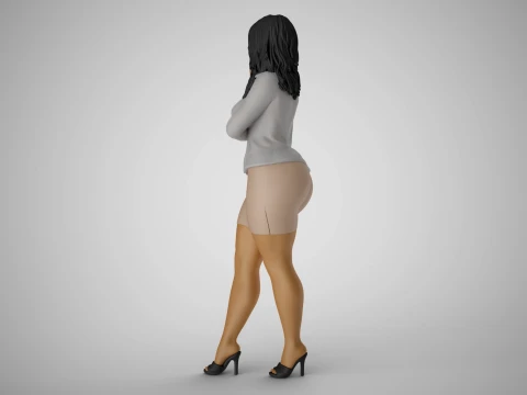 Captive Beauty 3D Print Model