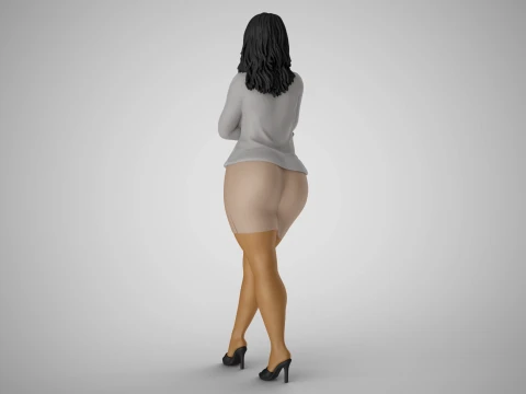 Captive Beauty 3D Print Model