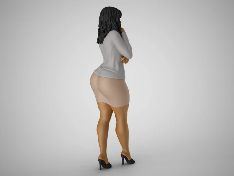 Captive Beauty 3D Print Model