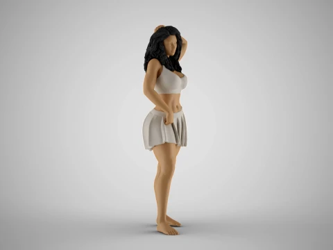 Unchained Woman 10 3D Print Model