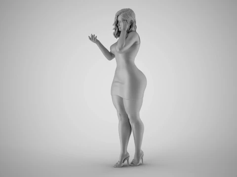 Woman Wants Peace 3D Print Model