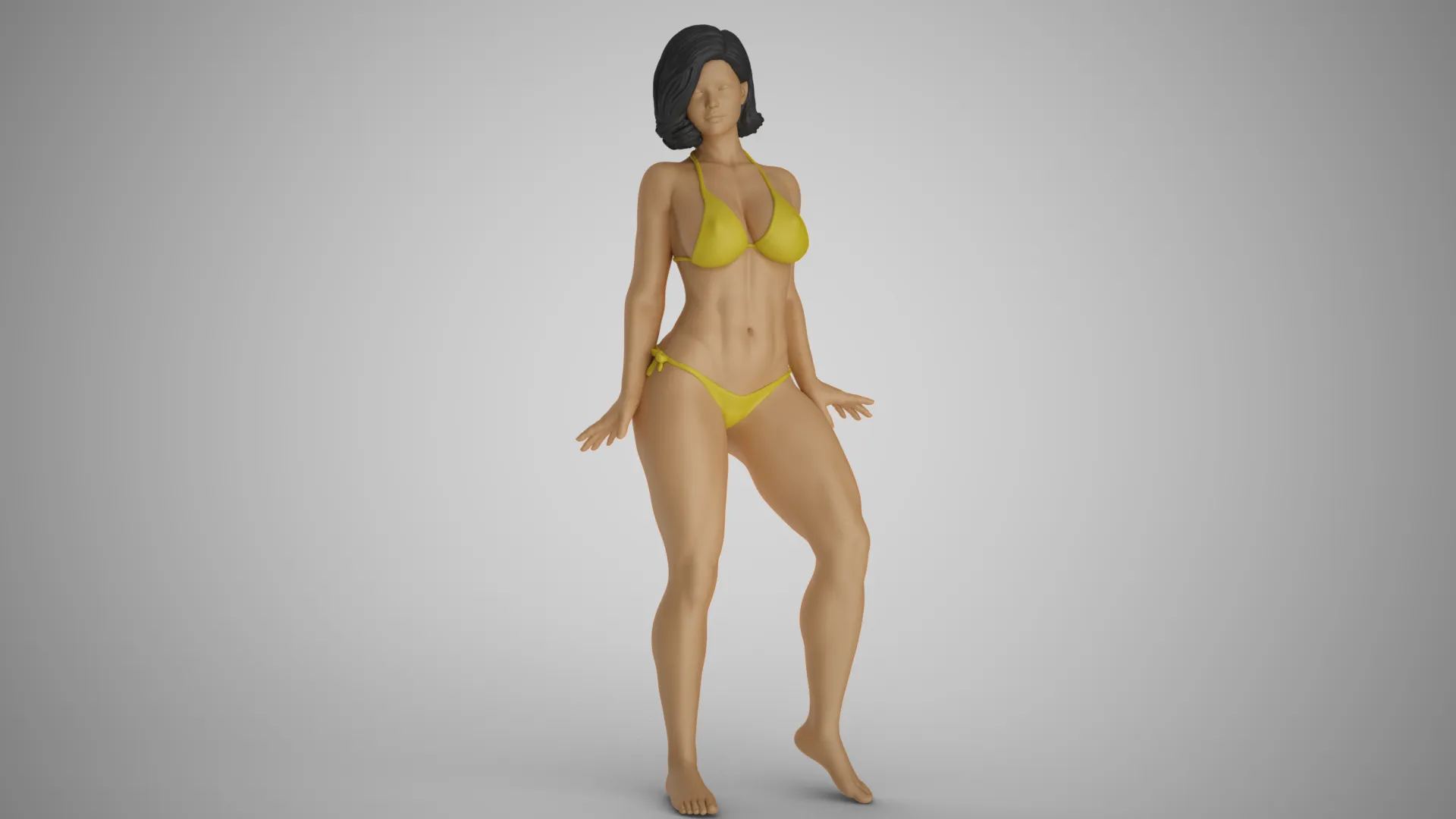 Loveliness 6 3D Print Model .c4d .max .obj .3ds .fbx .stl .blend 